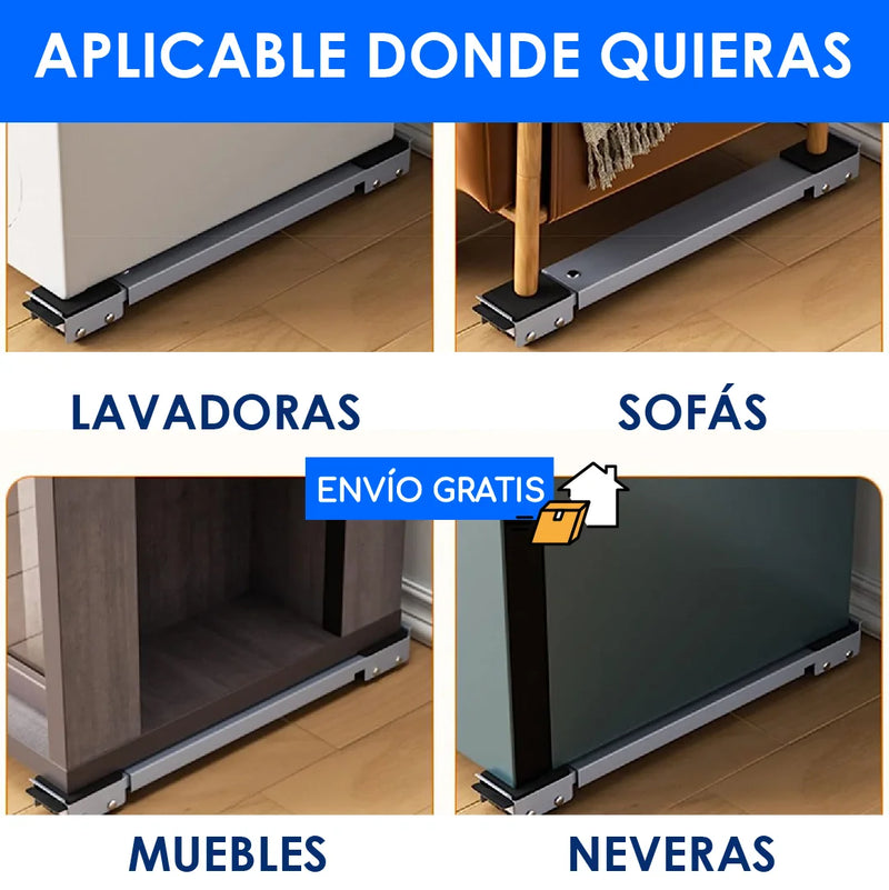 Soportes Base Con Ruedas - BemCuidar