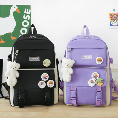 Kit Escolar Kawaii 5 en 1 - BemCuidar