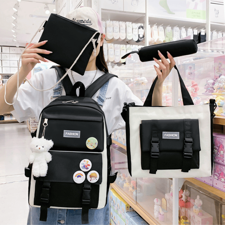 Kit Escolar Kawaii 5 en 1 - BemCuidar