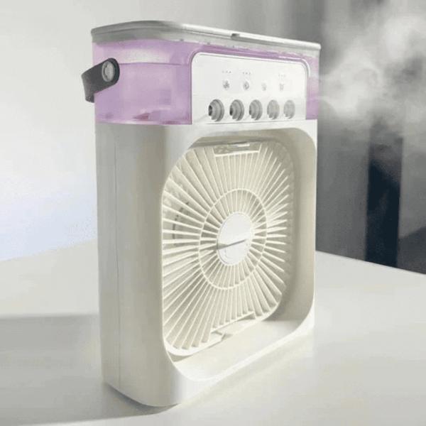 Ventilador Portatil Con Humidificador