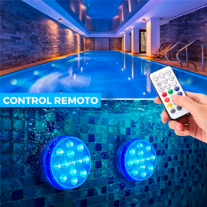 2X1 Luz Led Sumergible Multiusos (Control Remoto) - 🇨🇴