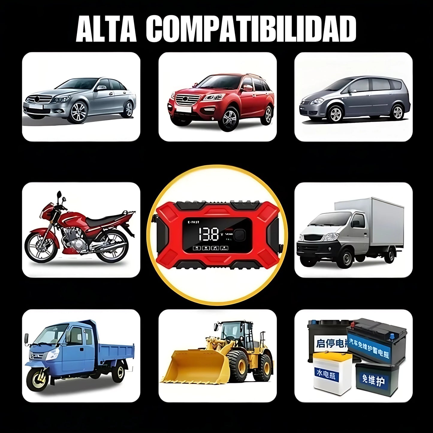 Cargador Inteligente de Batería Multivehículo Universal - 🇨🇴