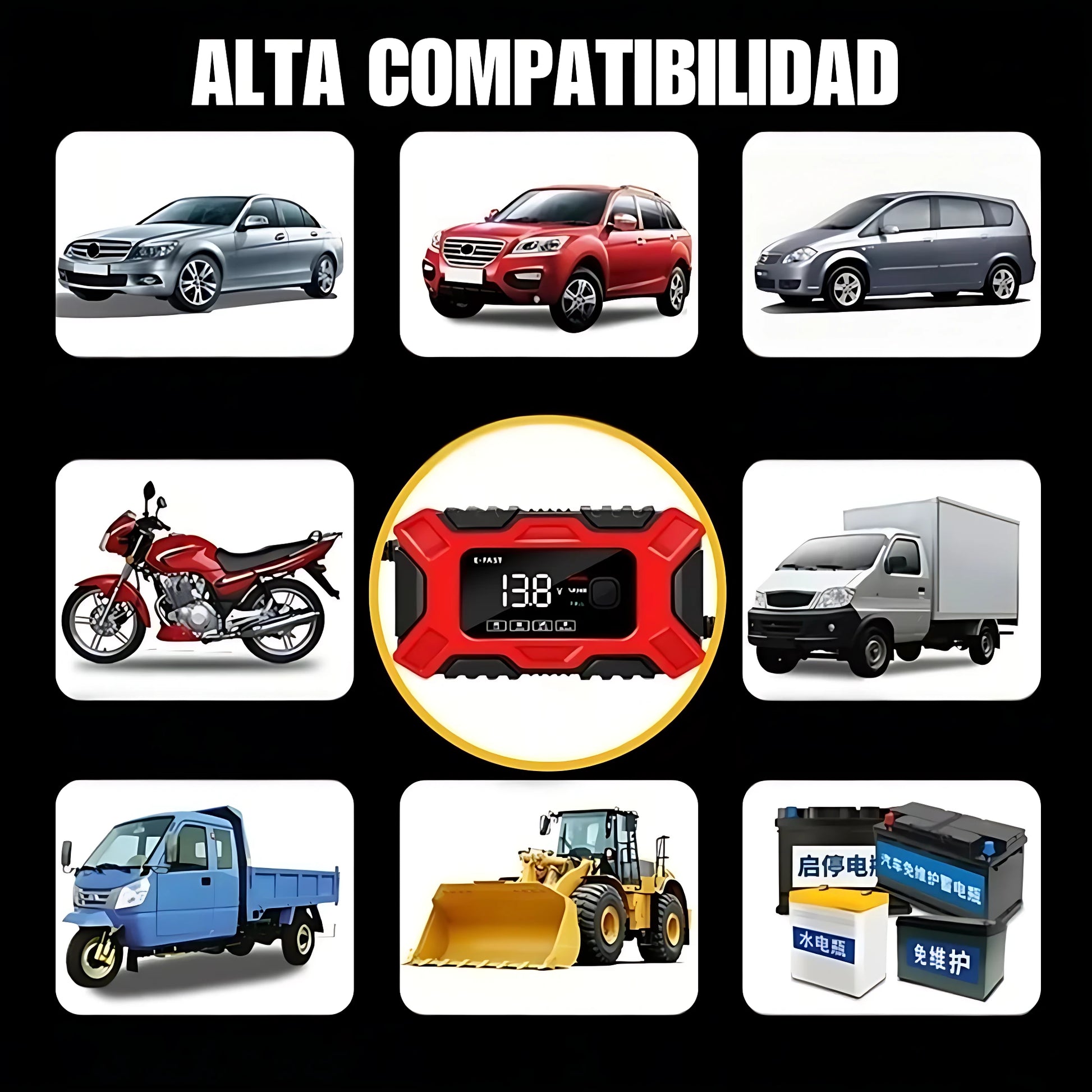 Cargador Inteligente de Batería Multivehículo Universal - 🇨🇴