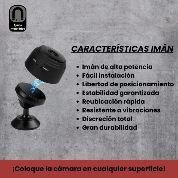 Mini Camara Espia Magnetica