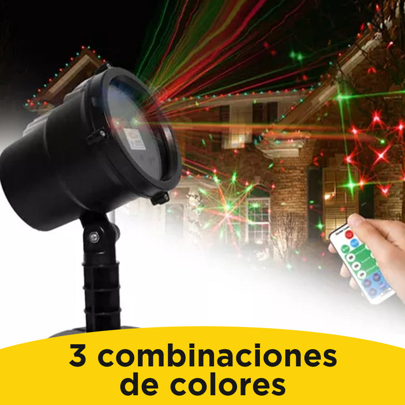 Proyector De Luces Navideñas - Automático