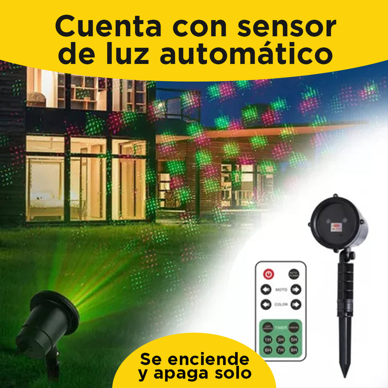 Proyector De Luces Navideñas - Automático