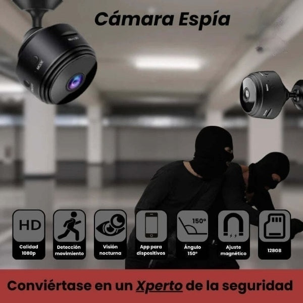 Mini Camara Espia Magnetica