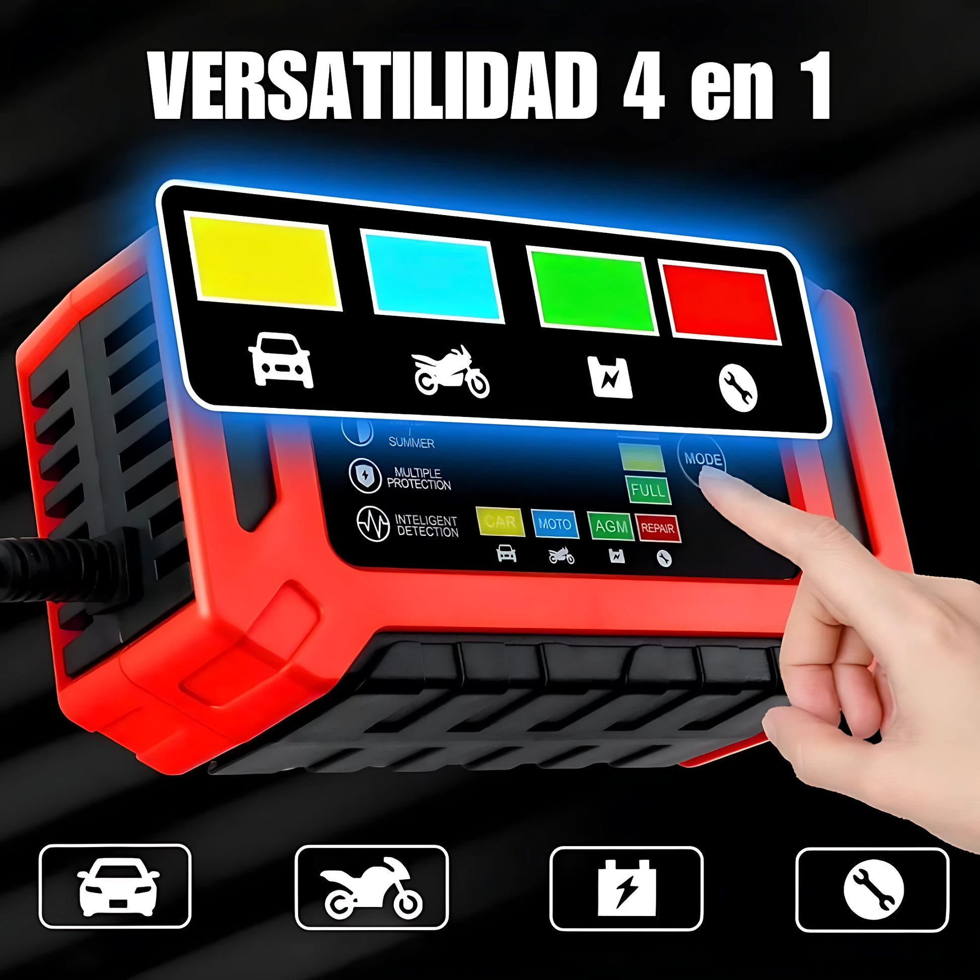 Cargador Inteligente de Batería Multivehículo Universal - 🇨🇴