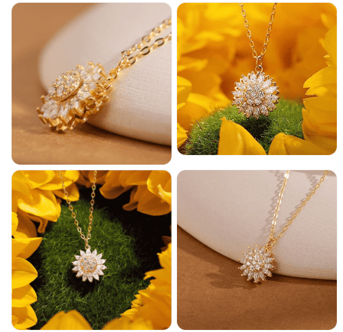 Collar Girasol Giratorio - BemCuidar
