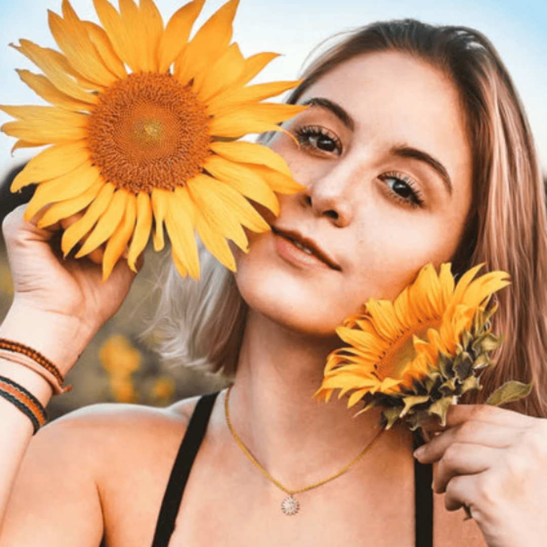 Collar Girasol Giratorio - BemCuidar