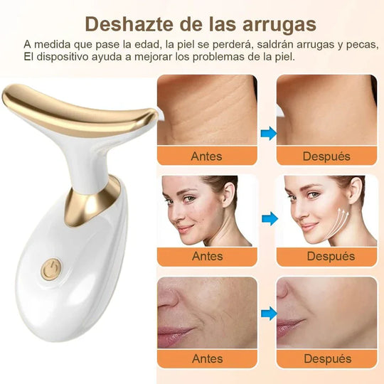 Masajeador Facial Antiarrugas LED 7 en 1 - 🇨🇴