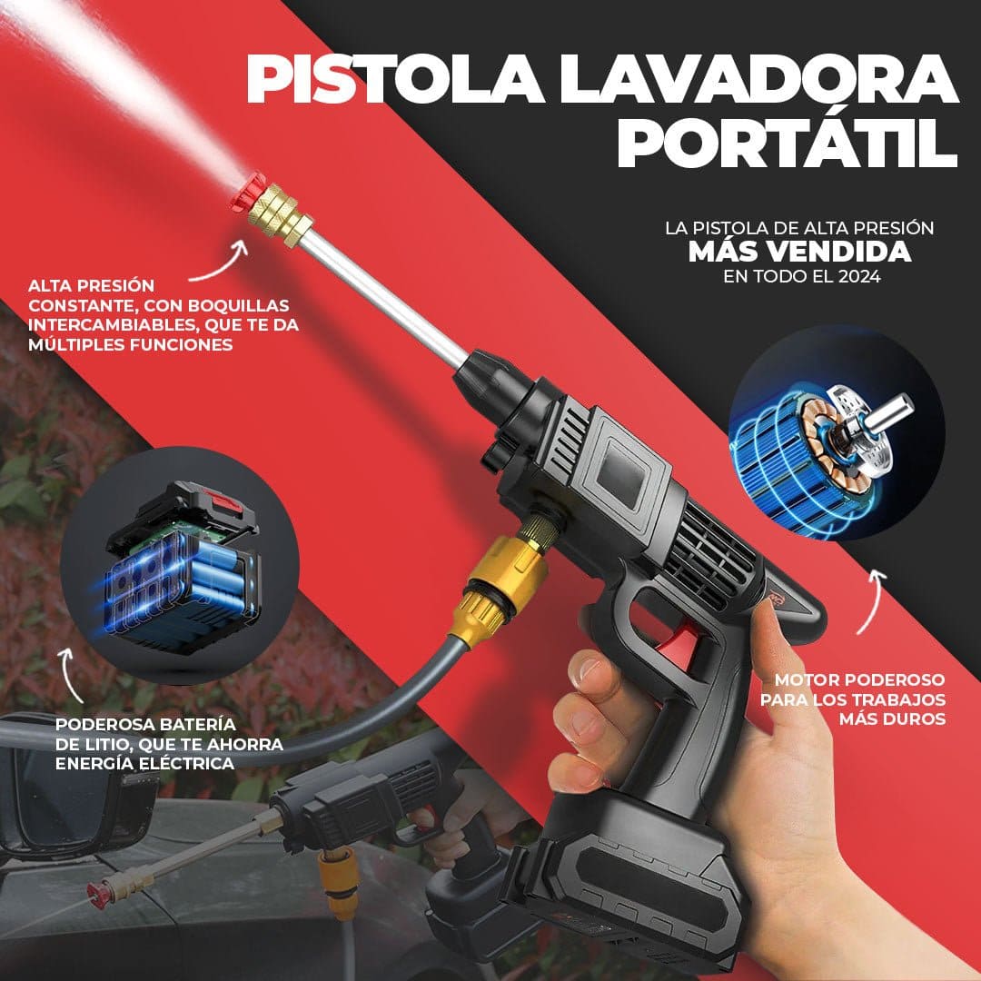 Hidrolavadora Alta Presion Inalambrica - BemCuidar